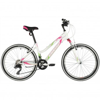 Подростковый велосипед STINGER LATINA белый с рамой 12" 24SHV.LATINA.12WH10 Подростковый велосипед STINGER LATINA белый с рамой 12" 24SHV.LATINA.12WH10